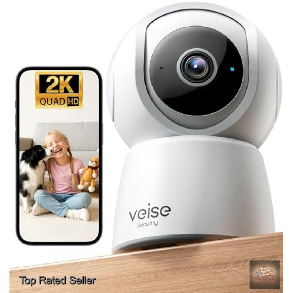 Indoor Security Camera 2k Resolution Motion Track… - image 2